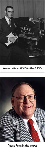 Reese Felts in the 1950s and 1990s