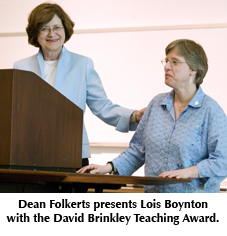 Dean Folkerts, Lois Boynton